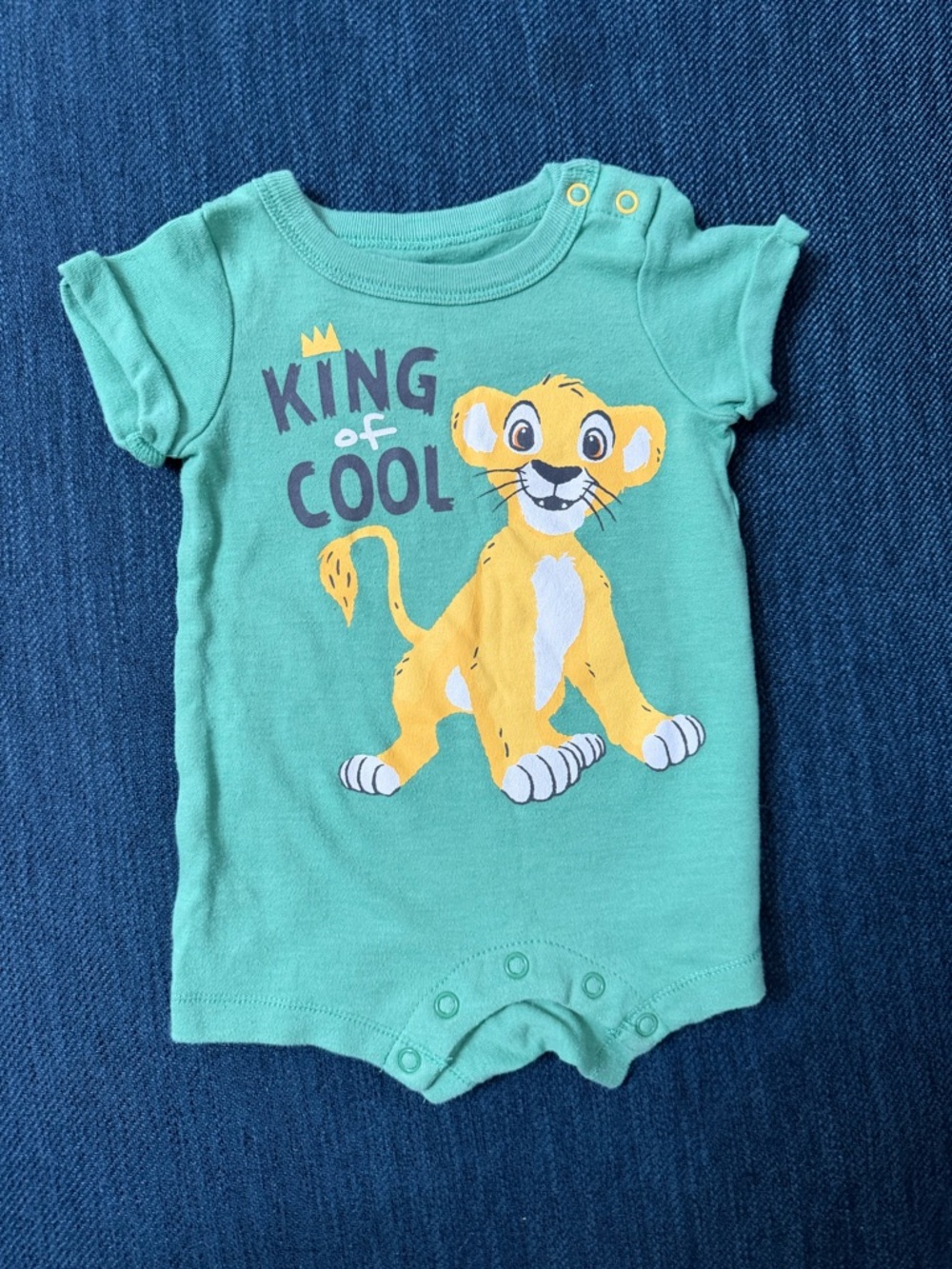 Disney Baby Simba King of Cool Romper 3–6 Months Lion King Infant Outfit